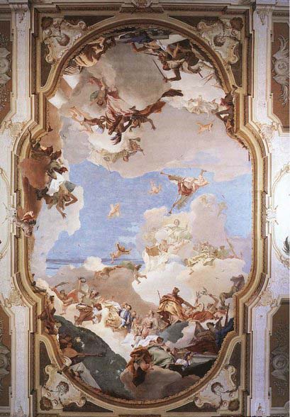 Giovanni Battista Tiepolo The Apotheosis of the Pisani Family